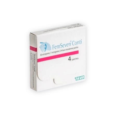 FemSeven Conti (Великобритания) — тот же пластырь 50/7 мкг/сут.