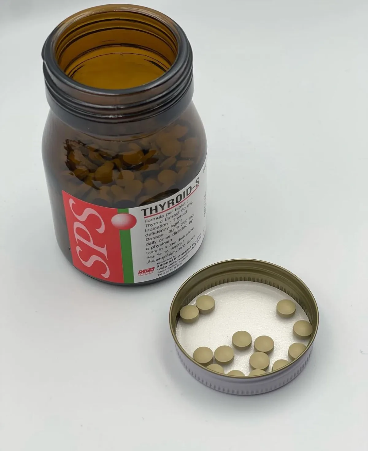 THYROID-S Экстракт щитовидной железы 60 мг 500 таблеток 3