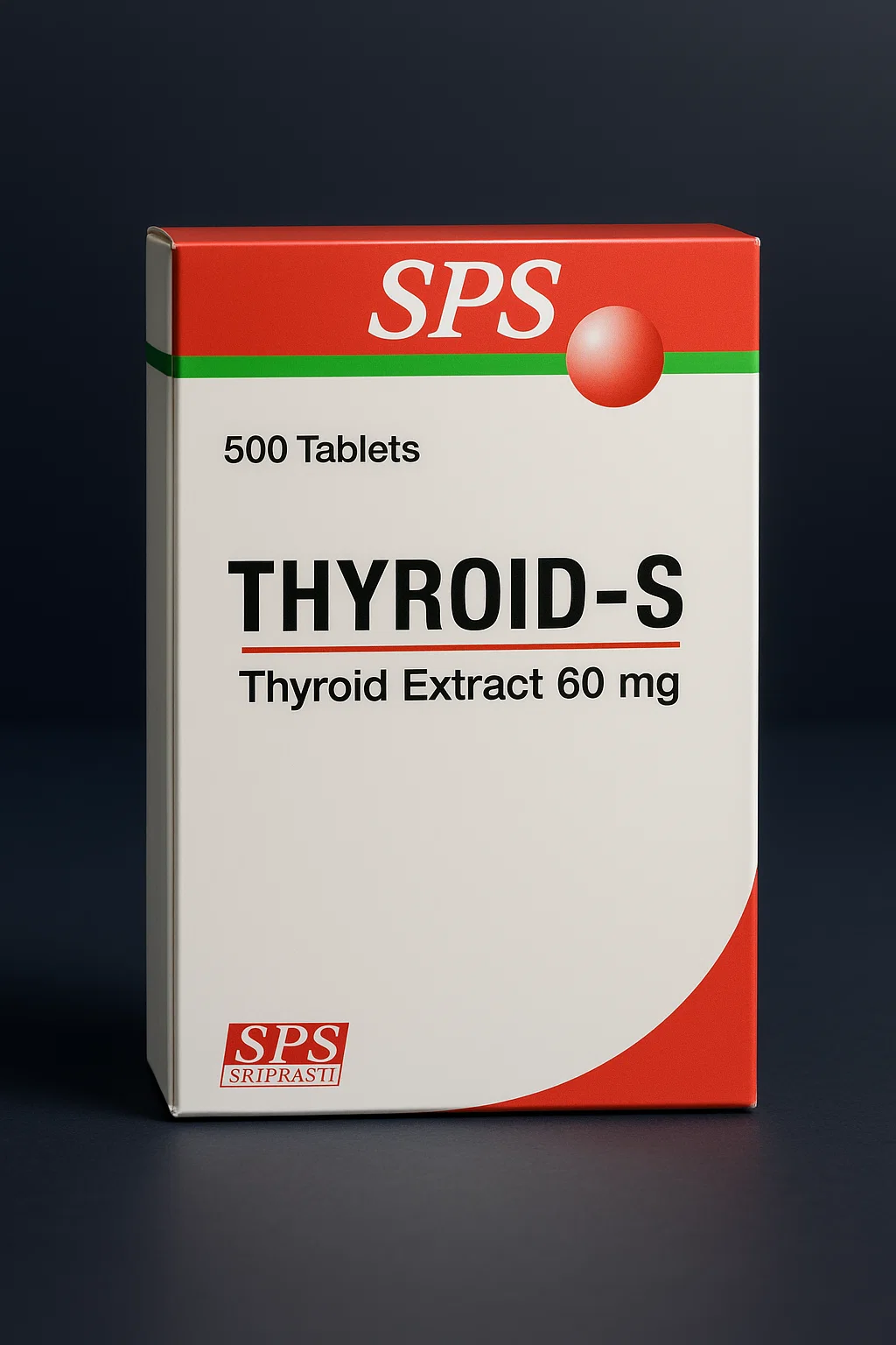 THYROID-S Экстракт щитовидной железы 60 мг 500 таблеток