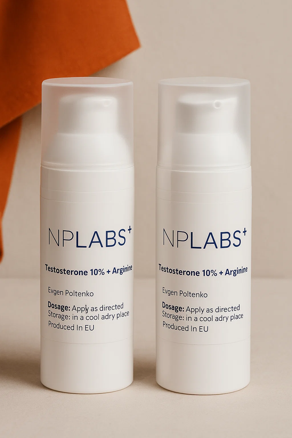 Крем NpLabs 50 мл: ТЕСТОСТЕРОН 10% + АРГИНИН 2% 2