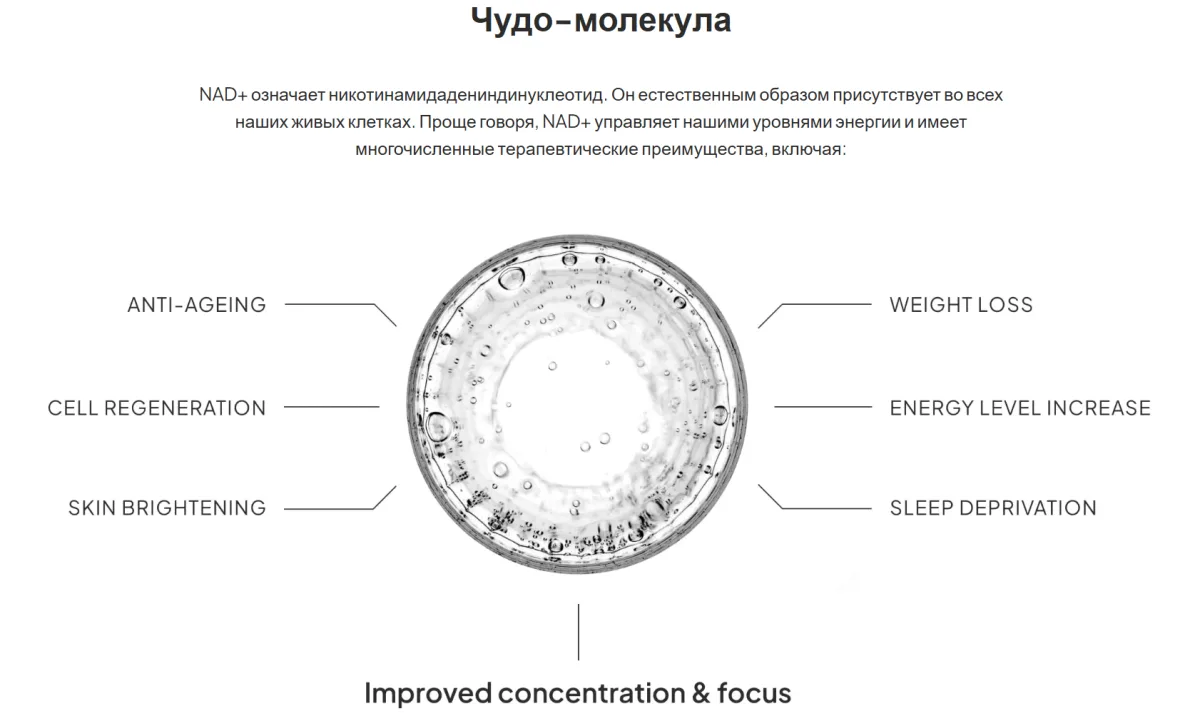 НАД+ 1000 мг 2 мл ФЛАКОН 2