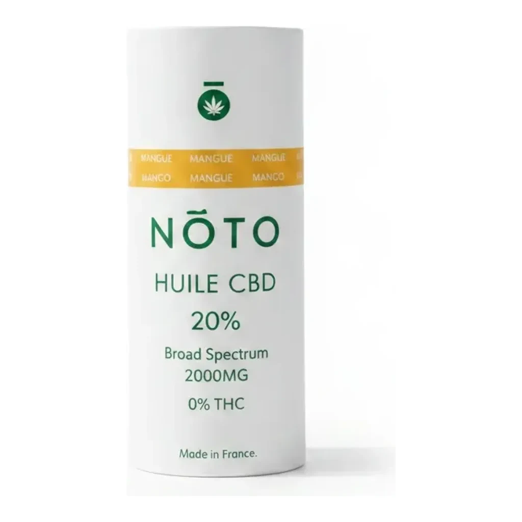 NŌTO Huile CBD 20% Broad Spectrum Mango 2000mg