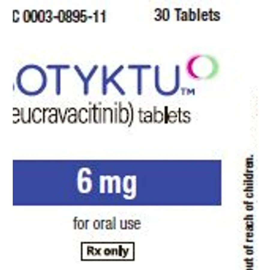 Sotyktu (deucravacitinib) 6 mg tablets